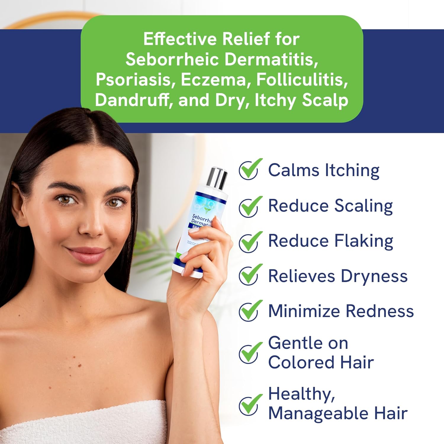 PHat 5.5 Sulfate-Free Shampoo 16oz for Dry Itchy Scalp and Seborrheic Dermatitis Relief - Image 6