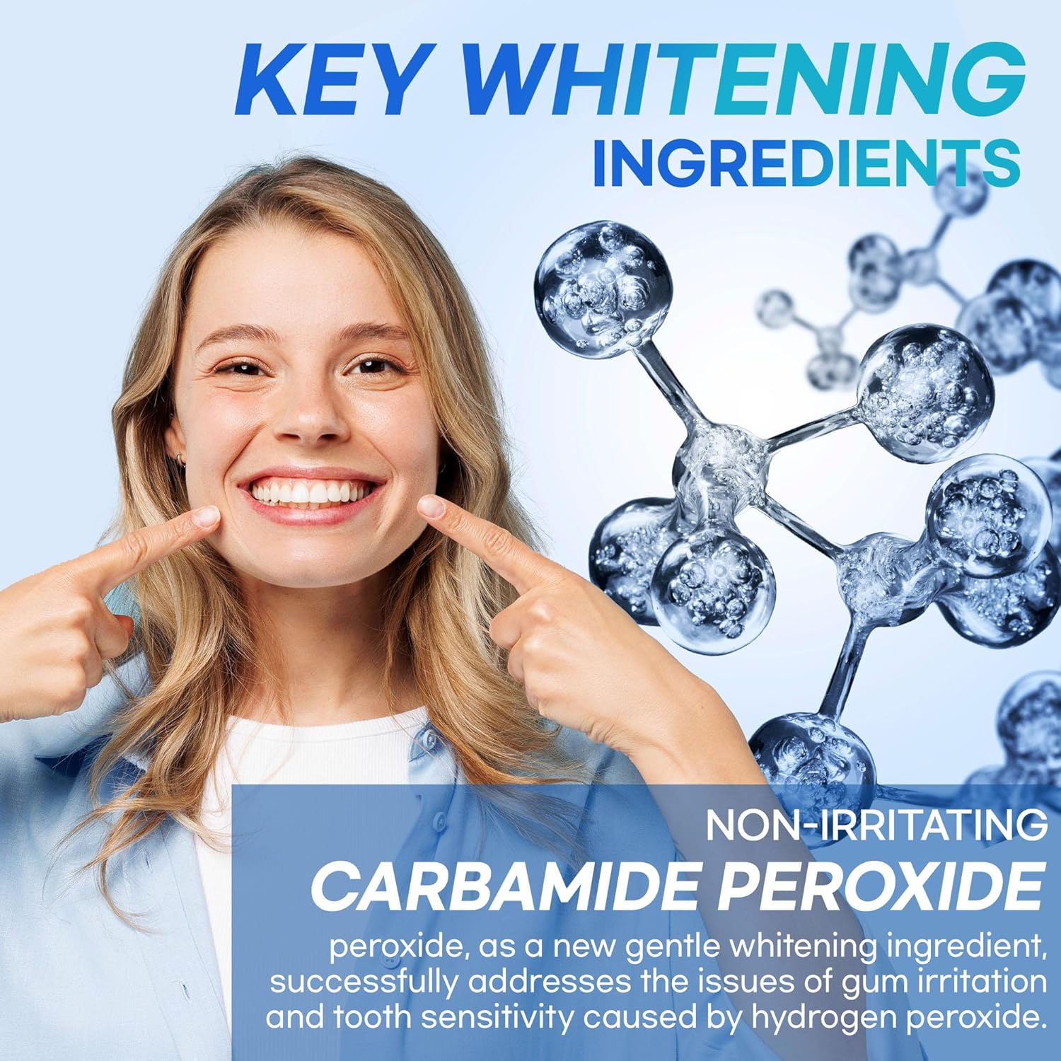 Teeth Whitening Gel – Set of 3 – Gentle, Pain-Free Formula for Sensitive Teeth – Easy, Mess-Free Application – Travel-Friendly & Enamel-Safe for a Brighter Smile - Image 5