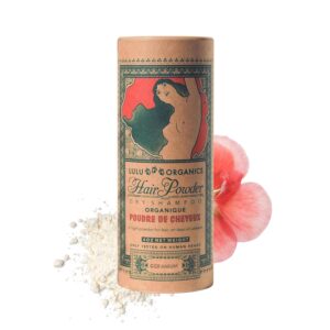 Non Aerosol Dry Shampoo Powder for Dark, Blonde and Oily Hair, All Natural Organic Hair and Body Powder, Paraben &Talc free No White Cast Synthetic Fragrance, Geranium - 4oz