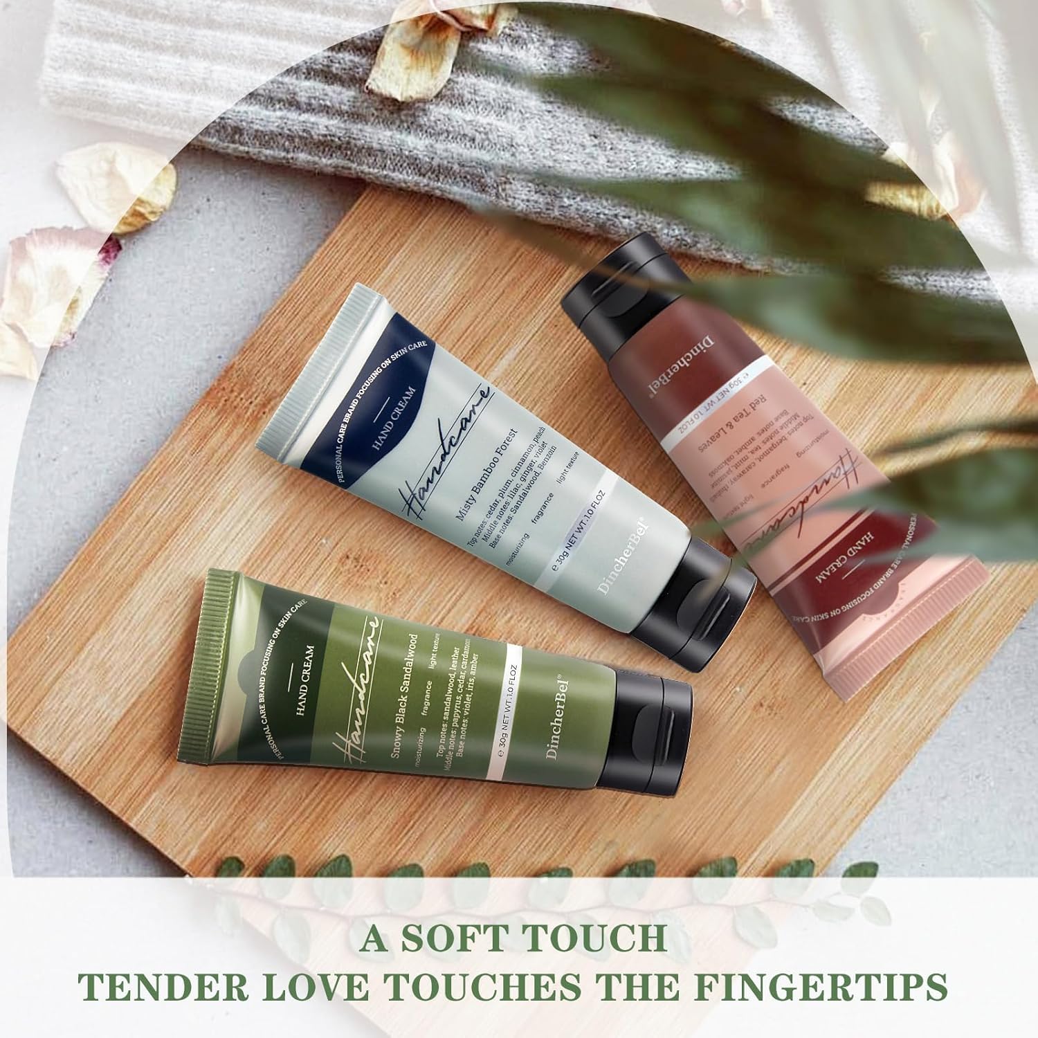Travel Size Scented Hand Cream Gift Set for Dry Skin, 6 x 1.0 oz Tubes - Image 6