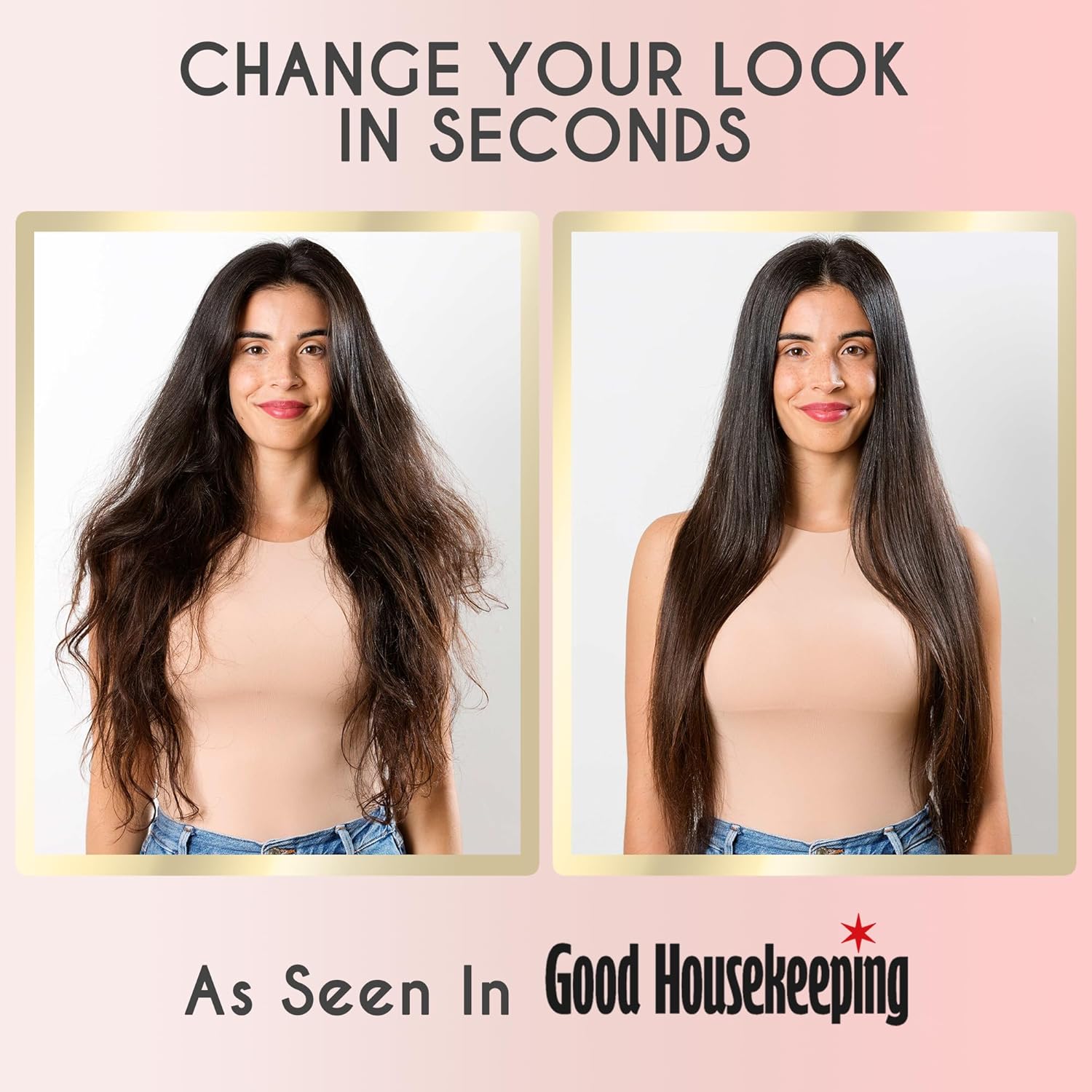 ELLA BELLA® Ceramic Flat Iron Hair Straightener • Professional Straightening Iron • Digital Display to Accurately Control Temperature • As Featured in Good Housekeeping - Image 2