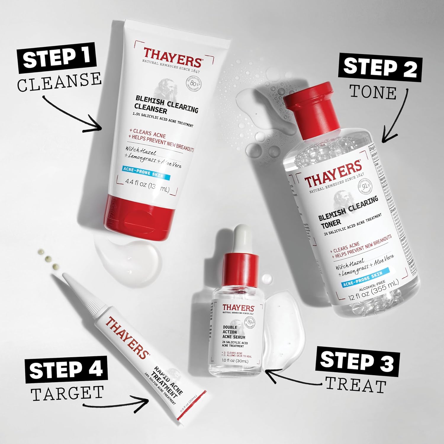 THAYERS Rapid Acne Treatment with 10% Sulfur, Sulfur Acne Treatment with Niacinamide and Glycolic Acid, Soothing and Non-Stripping Skin Care, 0.68 Fl Oz - Image 6