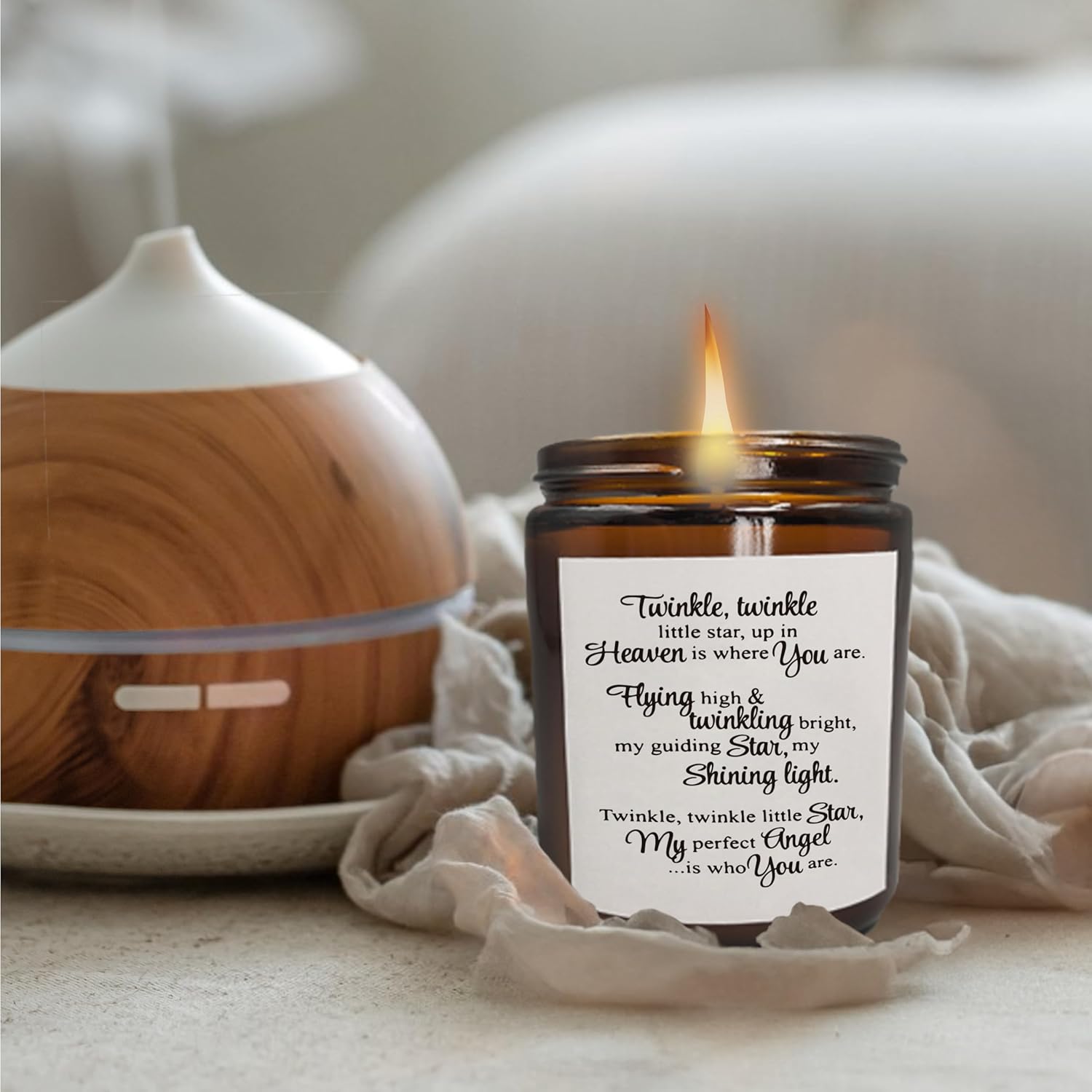 Mancheng-zi Scented Candles - Miscarriage & Pregnancy Loss Memorial Gifts, Angel Baby Sympathy Gifts for Mothers & Parents - Image 3