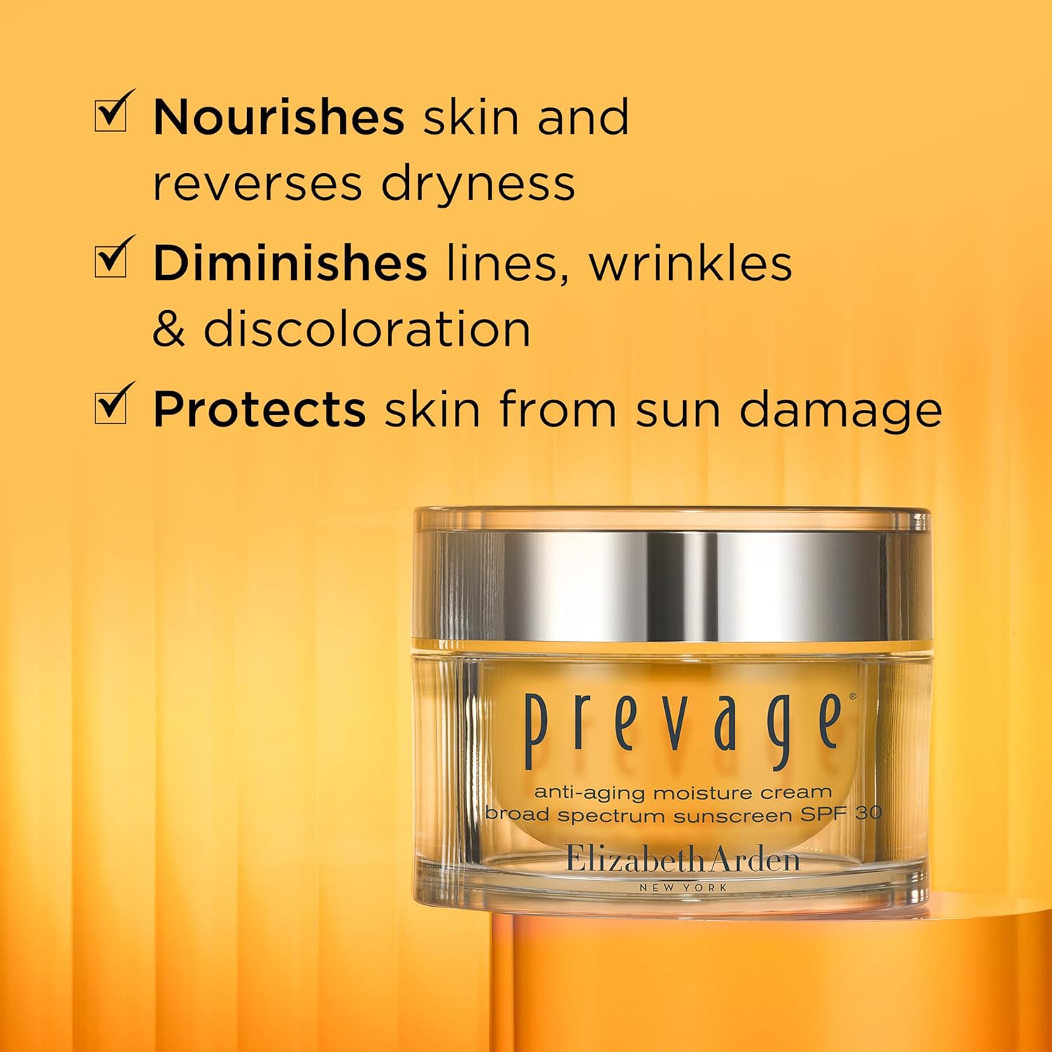 Elizabeth Arden PREVAGE Anti-Aging Face Moisturizer Cream for Women, SPF 30 Broad Spectrum Sunscreen, Reduces Fine Lines & Wrinkles, With Antioxidant Idebenone Technology, 1.7 Oz - Image 5