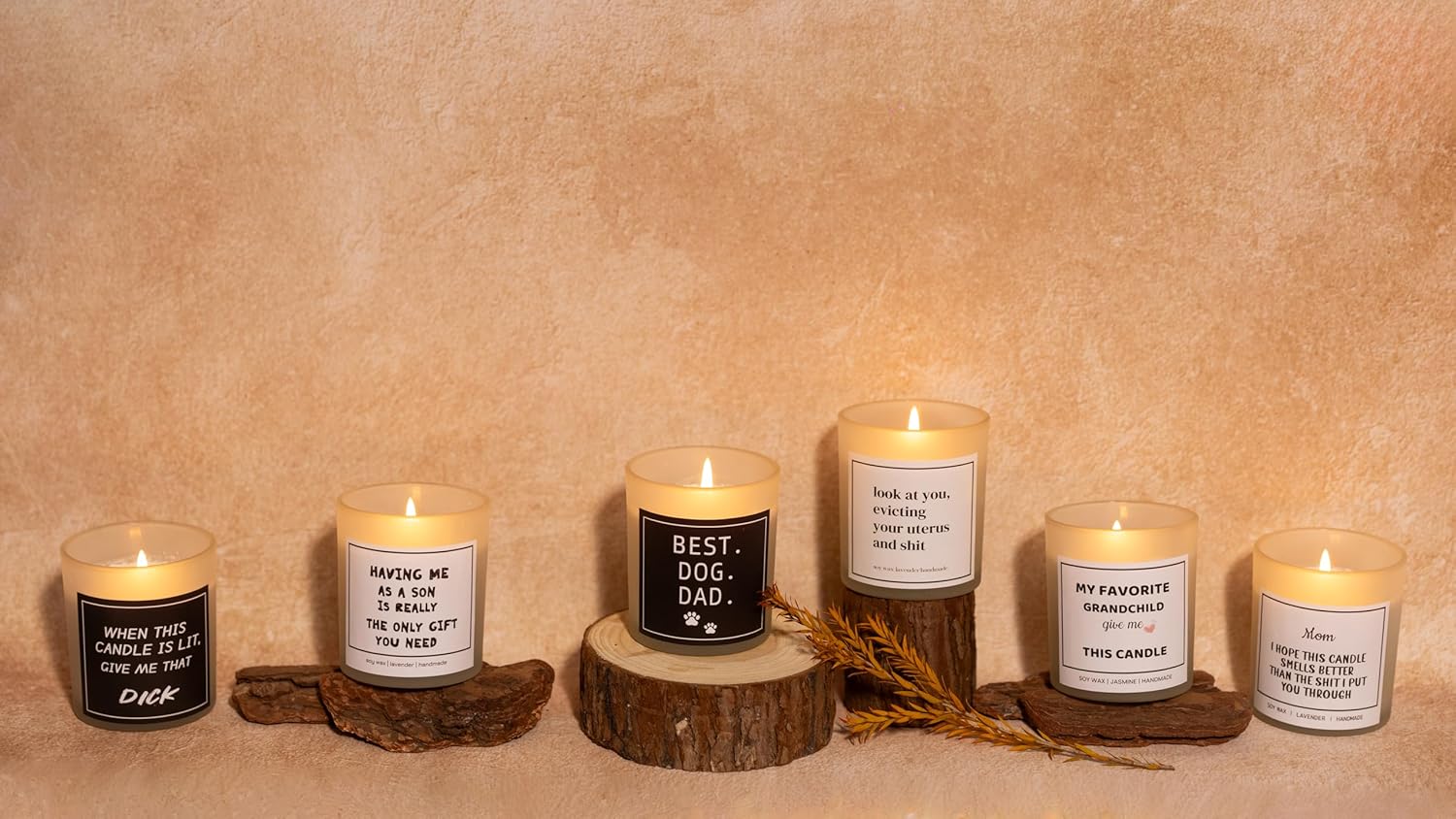 Sandalwood Scented Candle 8oz for Men, Anniversary or Birthday Gift for Husband Boyfriend - Image 5