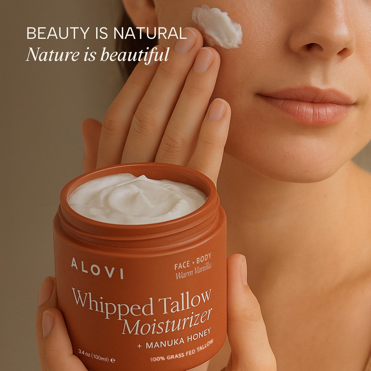 4 oz Whipped Tallow Face and Body Moisturizer with Manuka Honey - Image 6