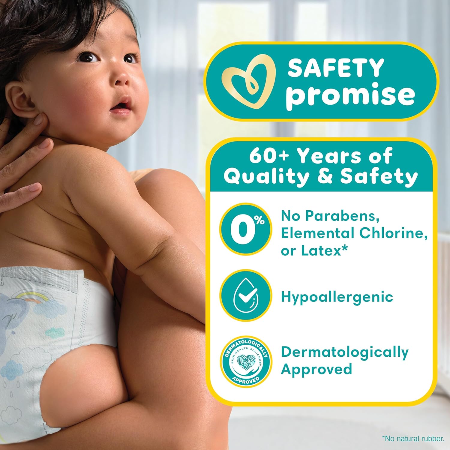 Pampers Baby Diapers - Swaddlers - Size 5, 132 Count, Ultra Absorbent Disposable Infant Diaper - Image 2