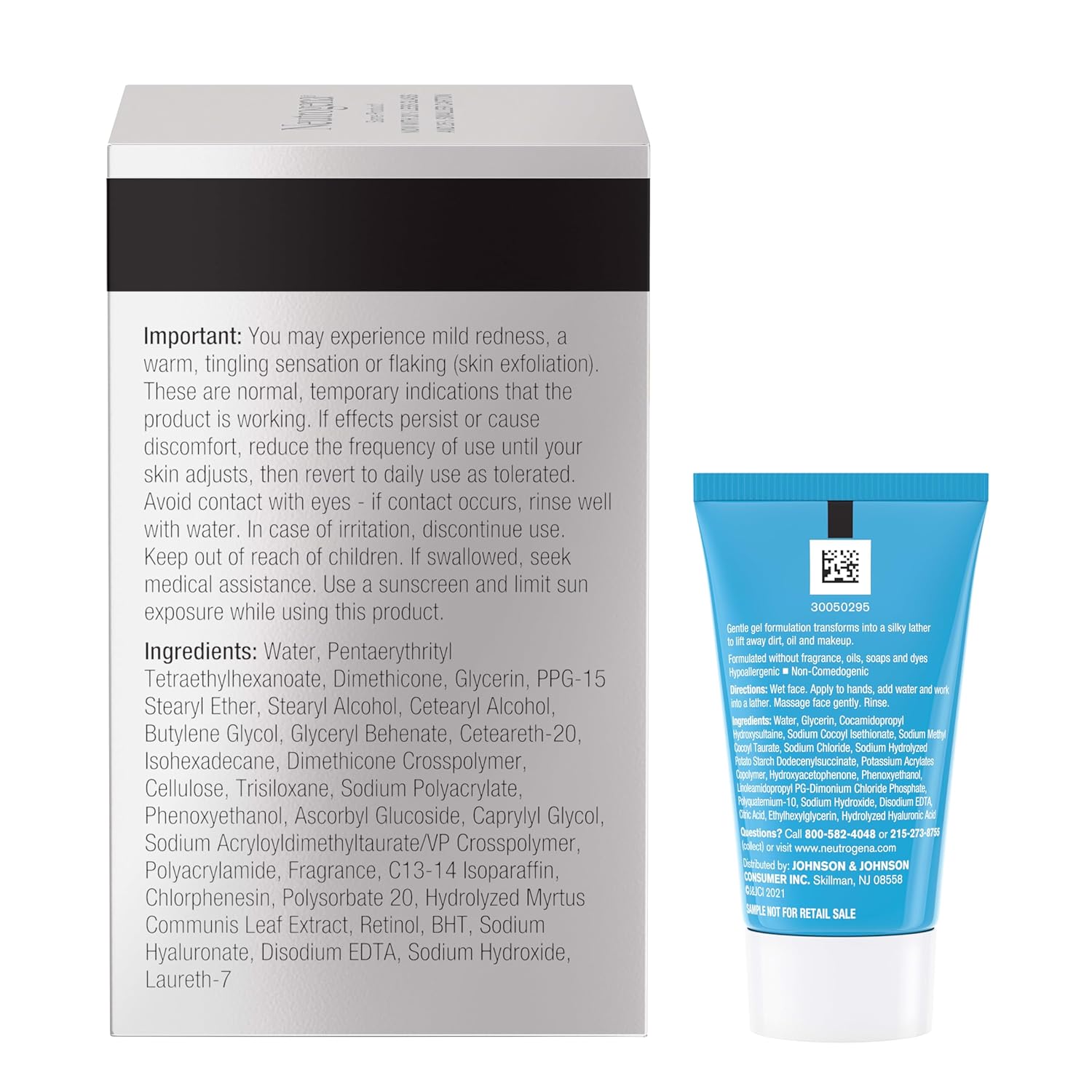 Neutrogena Rapid Tone Repair Retinol Vitamin C Face Moisturizer 1.7 oz Duo Pack - Image 7