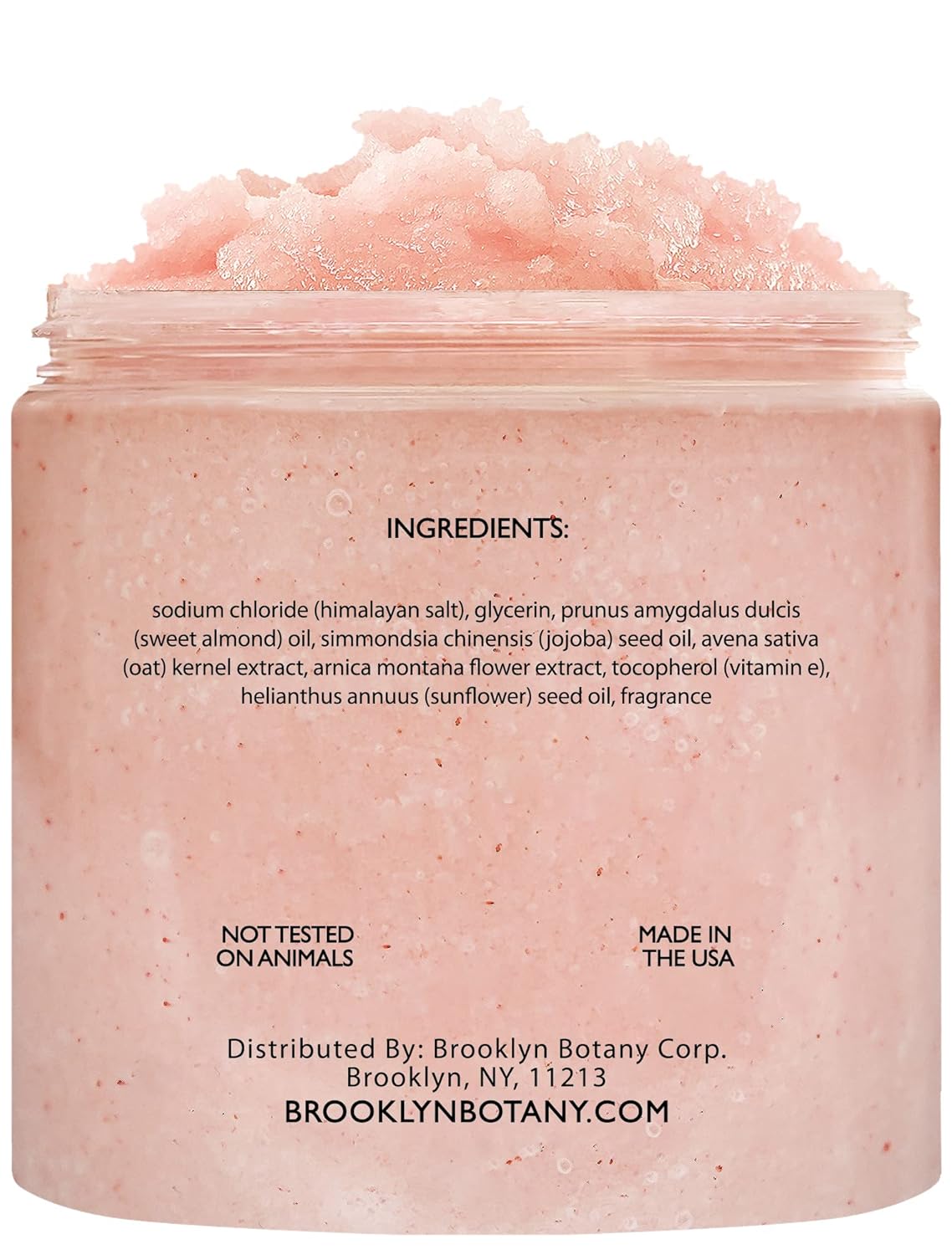 Brooklyn Botany 10 oz Himalayan Salt Body Scrub for Moisturizing Exfoliation and Fine Line Reduction - Image 2