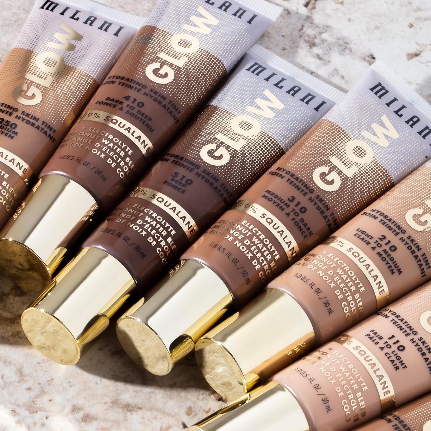 Milani Glow Hydrating Skin Tint Medium to Dark Shade Dewy Finish Light Coverage 1.0 oz - Image 6