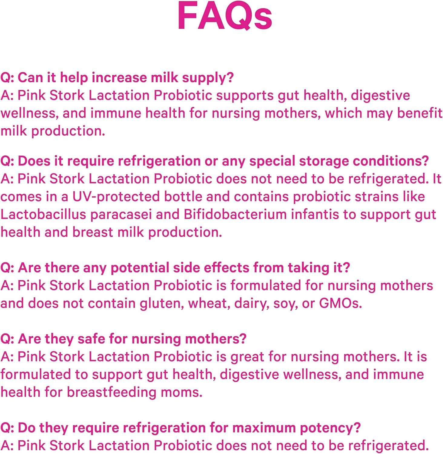 Pink Stork Lactation Probiotic 30 Capsules for Breastfeeding Women 30 Billion CFUs - Image 9