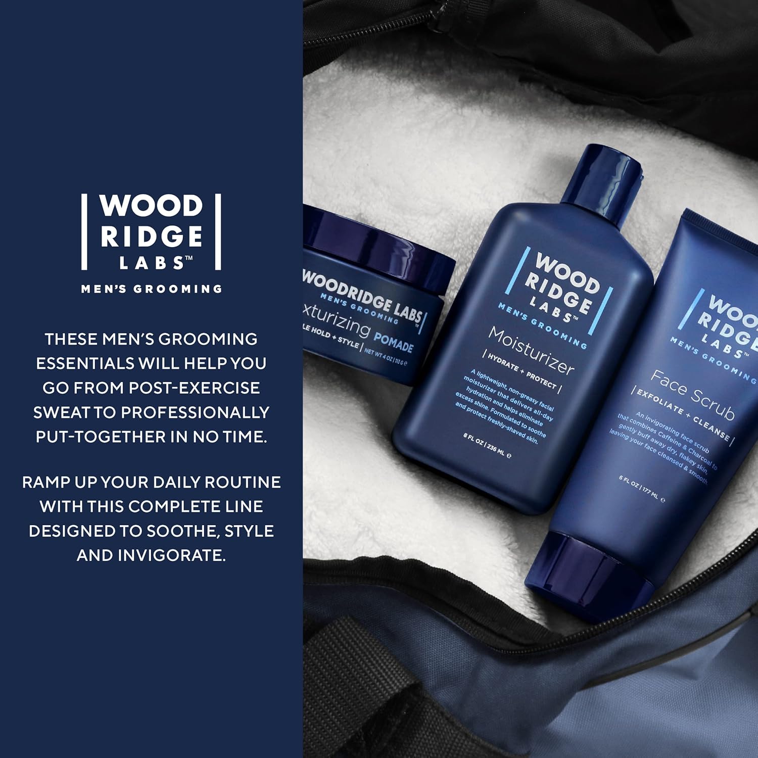 Wooridge Labs Men's Grooming Facial Moisturizer with Vitamin E & Niacinamide - Soothes Freshly Shaved Skin | Lightweight, All-Day Hydration | Non-Greasy | Paraben & Cruelty Free | Made in USA (8 oz) - Image 5