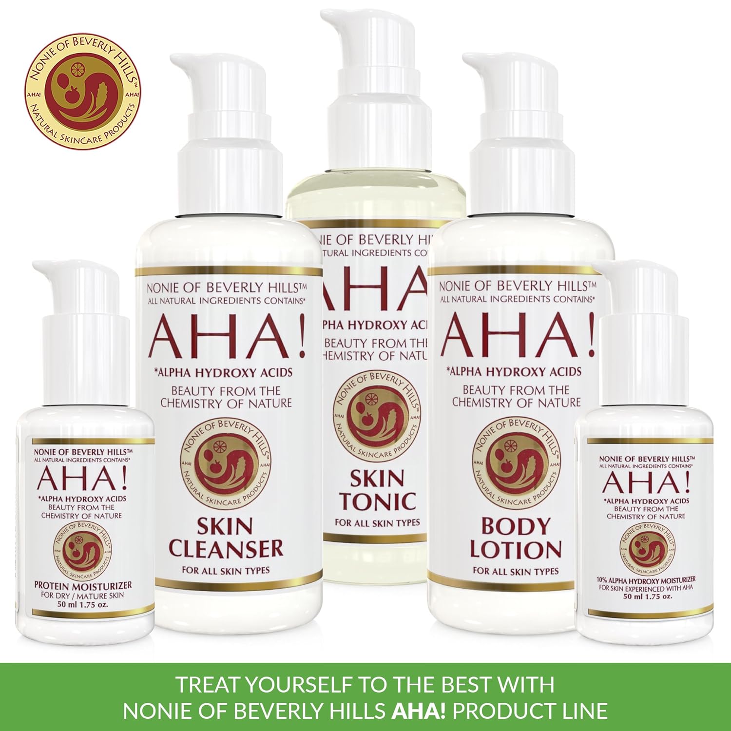 New Condition Moisturizer For Oily/Problem Skin All Natural With Alpha Hydroxy Acids, Tea Tree Oil, Lavender Oil, Organic Apple Cider Vinegar Safe Around The Eyes By Nonie of Beverly Hills 1.75oz - Image 4