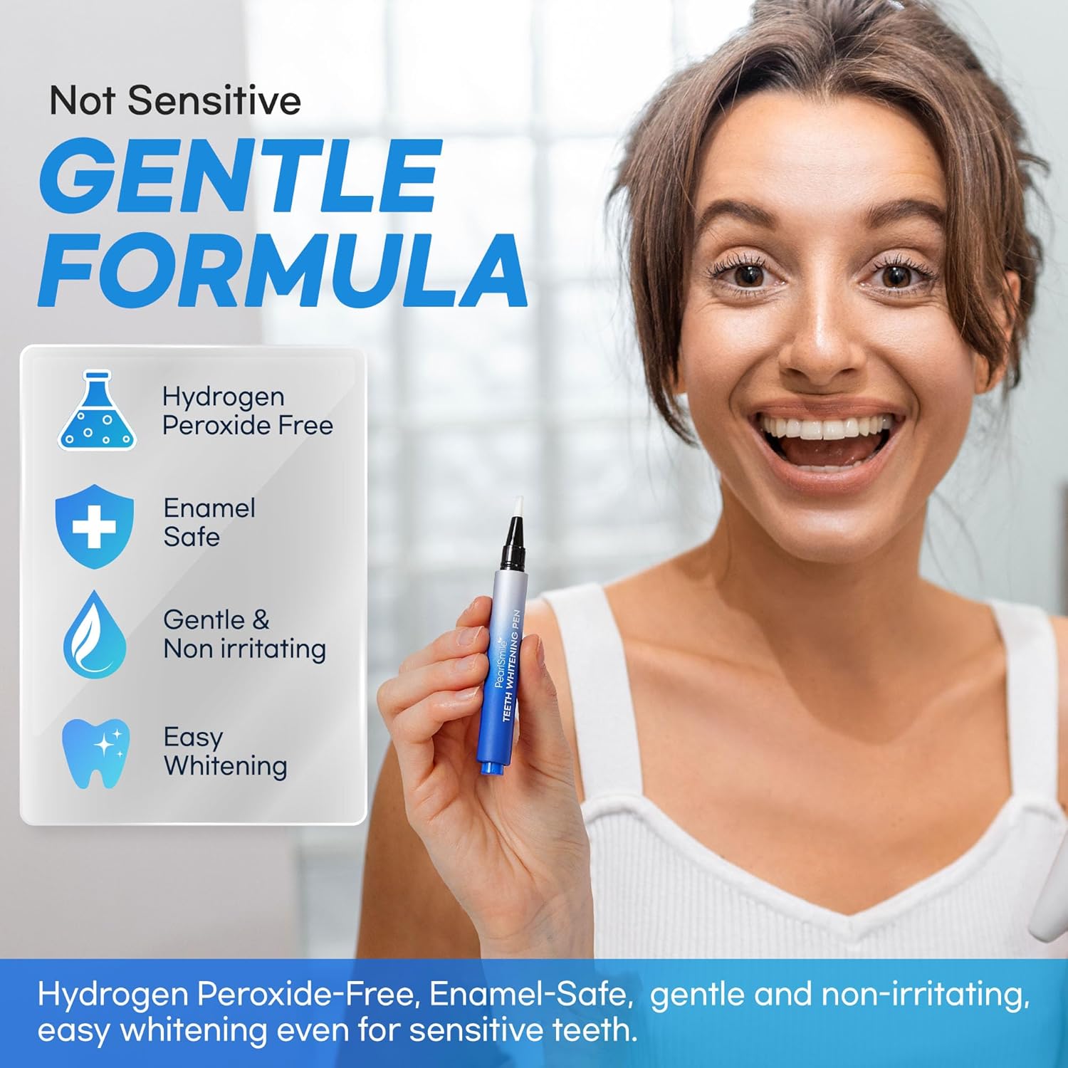 Teeth Whitening Gel – Set of 3 – Gentle, Pain-Free Formula for Sensitive Teeth – Easy, Mess-Free Application – Travel-Friendly & Enamel-Safe for a Brighter Smile - Image 4