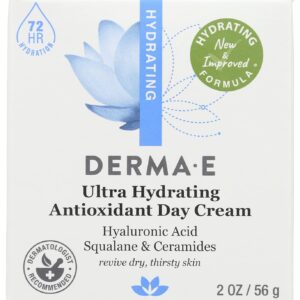 Derma E Ultra Hydrating Antioxidant Day Cream, Dermatologist Tested, 2 Ounce (Pack Of 1)