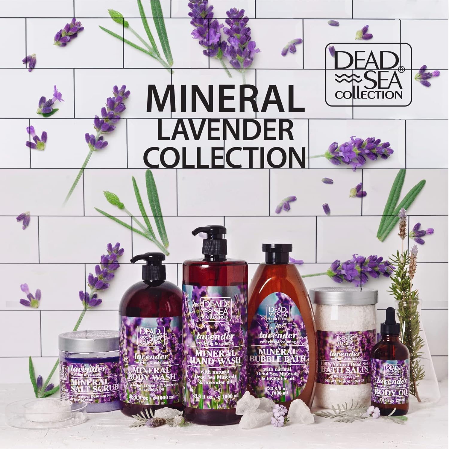Dead Sea Collection Bath Salts with Lavender – Pure Dead Sea Salt and Lavender Oil - Nourishing Soothing and Relaxing Skin and Muscle – 34.2 Oz - Image 7