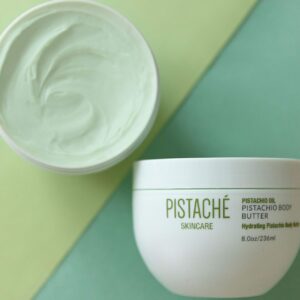 Pistaché Skincare Pistachio Oil Glow & Go Duo Set + Whipped Body Butter + Face Serum with Hyaluronic Acid + Hydrates + Brightens + Reduces Dark Circles and Smoothes + Vitamin E + Antioxidant
