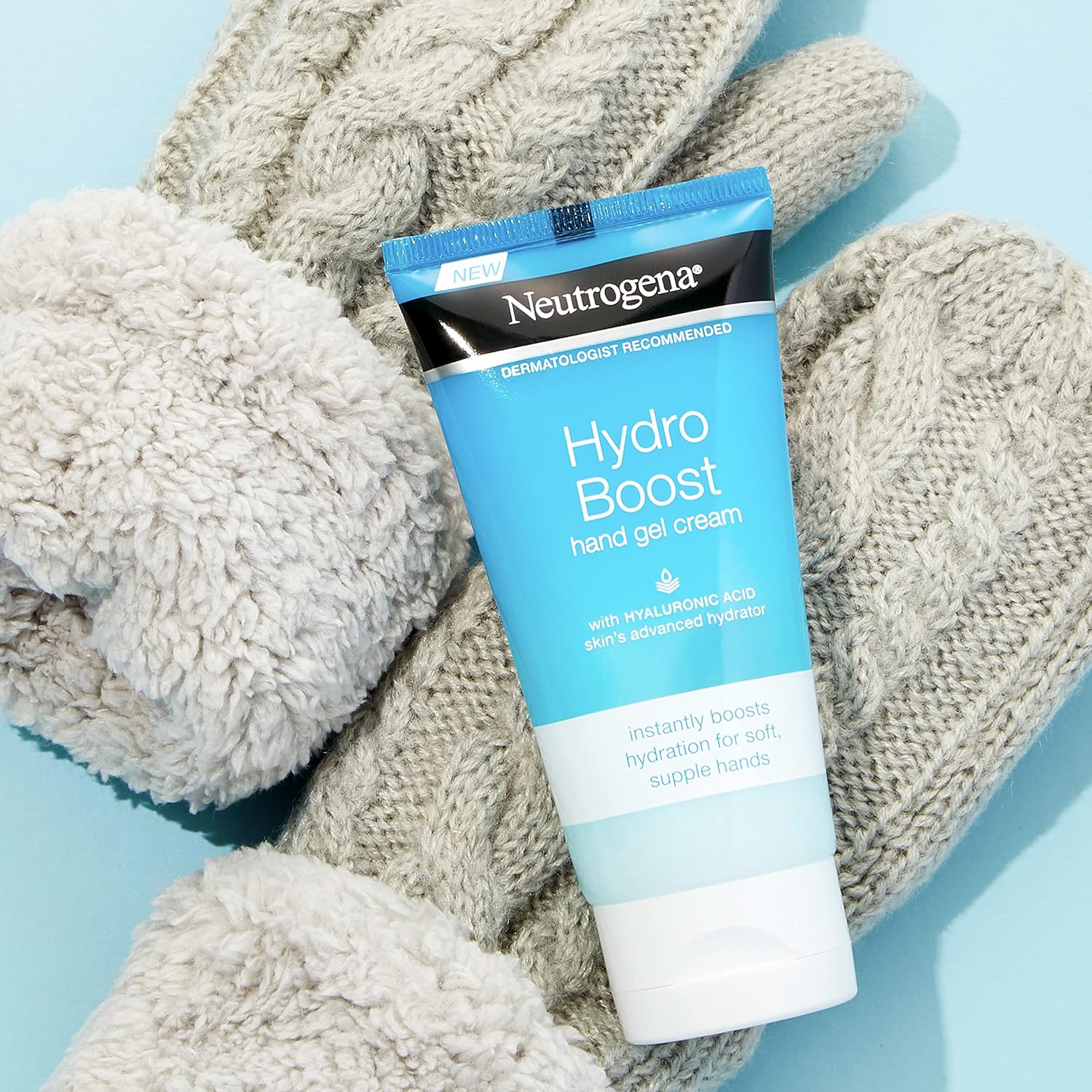 Neutrogena Hydro Boost Hydrating Hand Gel Cream with Hyaluronic Acid for Instantly Quenched, Soft & Supple Hands, Lightweight, Non-Greasy & Quick Absorbing Hand Lotion, Travel Size, 3 Oz - Image 5