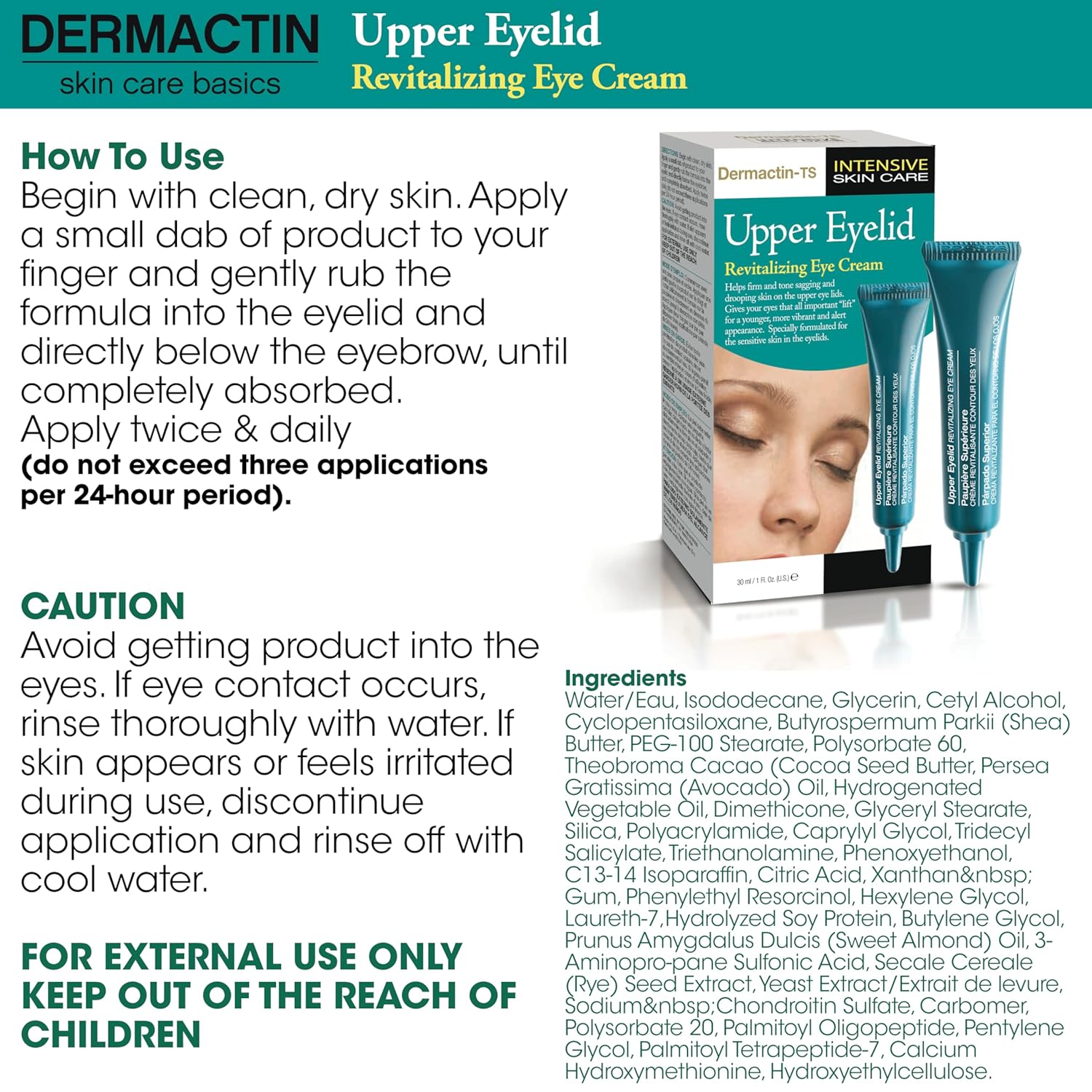 Classic Upper Eyelid Revitalizing Eye Cream 1 oz. - Image 5