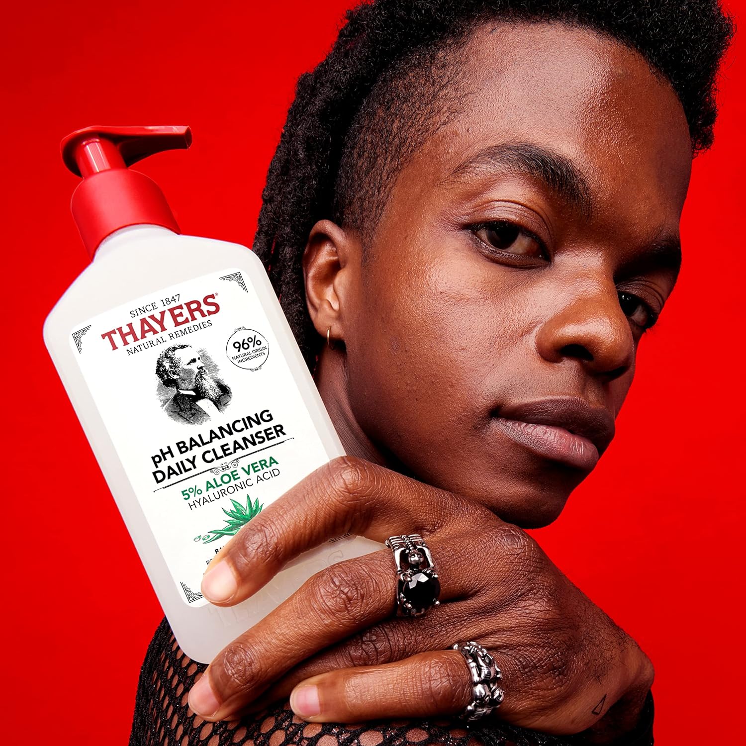 Thayers Aloe Vera pH Balancing Daily Cleanser, 8 oz, All Skin Types - Image 7