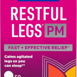 Hyland's Restful Legs PM, Nighttime Formula, Calms Agitated Legs so You Can Sleep, 50 Quick Dissolving Tablets