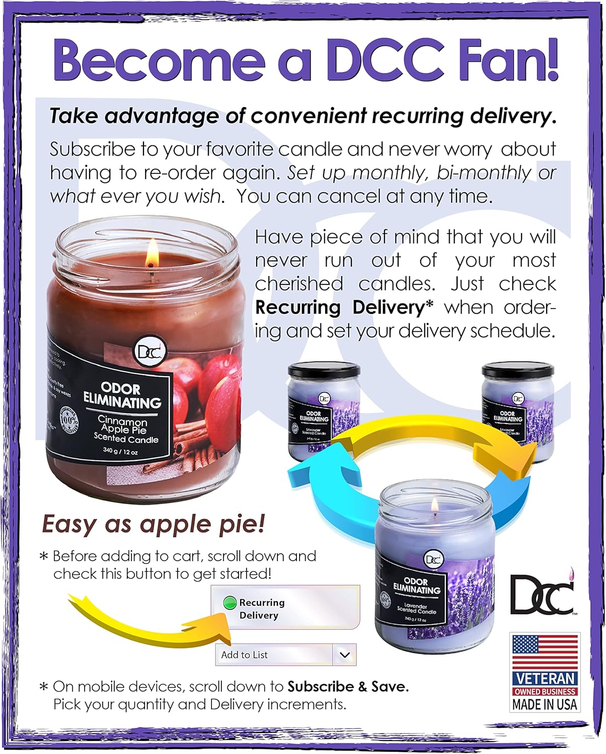 Pumpkin Spice Candle Set Two Pack 12 Oz Soy Blend 80 Hour Burn Odor Eliminating - Image 6