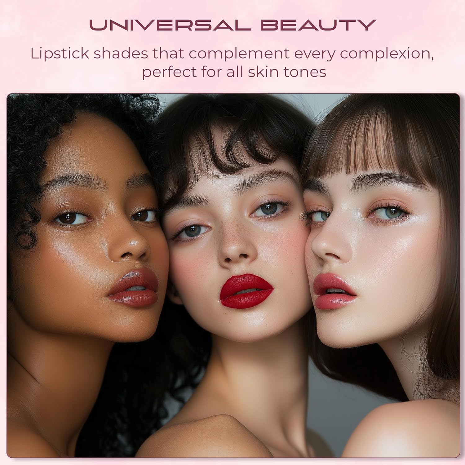 VOTUM Tahari 5-Piece Nude Lipstick Set Matte Cream Pearl Finishes New Condition - Image 5