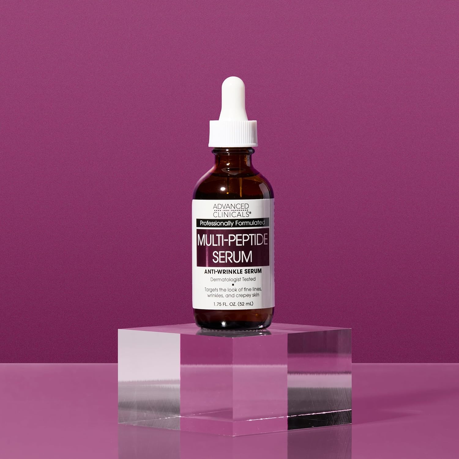Advanced Clinicals Multi Peptides Facial Serum 1.75 Fl Oz for Anti-Aging and Hydration - Image 7
