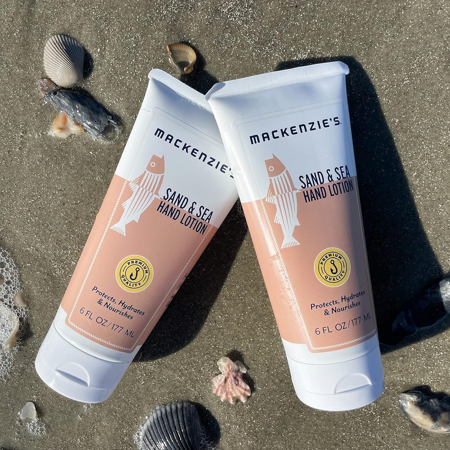 MACKENZIE'S Sand & Sea Lotion 6 oz - Gifts for Fishermen - Gifts for Men - Gifts for Women - Natural - Moisturizing - Hand Lotion - Body Lotion - Image 2