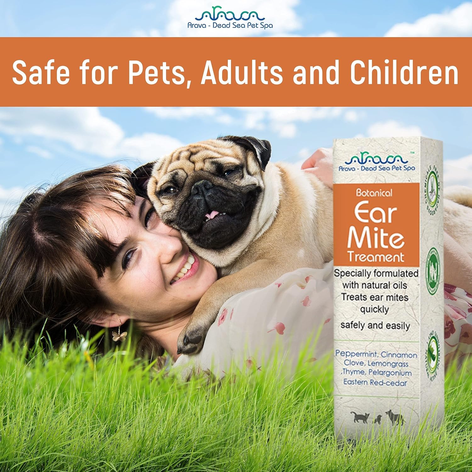 Arava Natural Ear Mite Treatment for Cats and Dogs - Effective Ear Cleaning Drops for Cat and Dog Ear Mites and Prevent Infections - NOT for Cats Under 13 LBS & Puppies Under 9 Months - Image 8