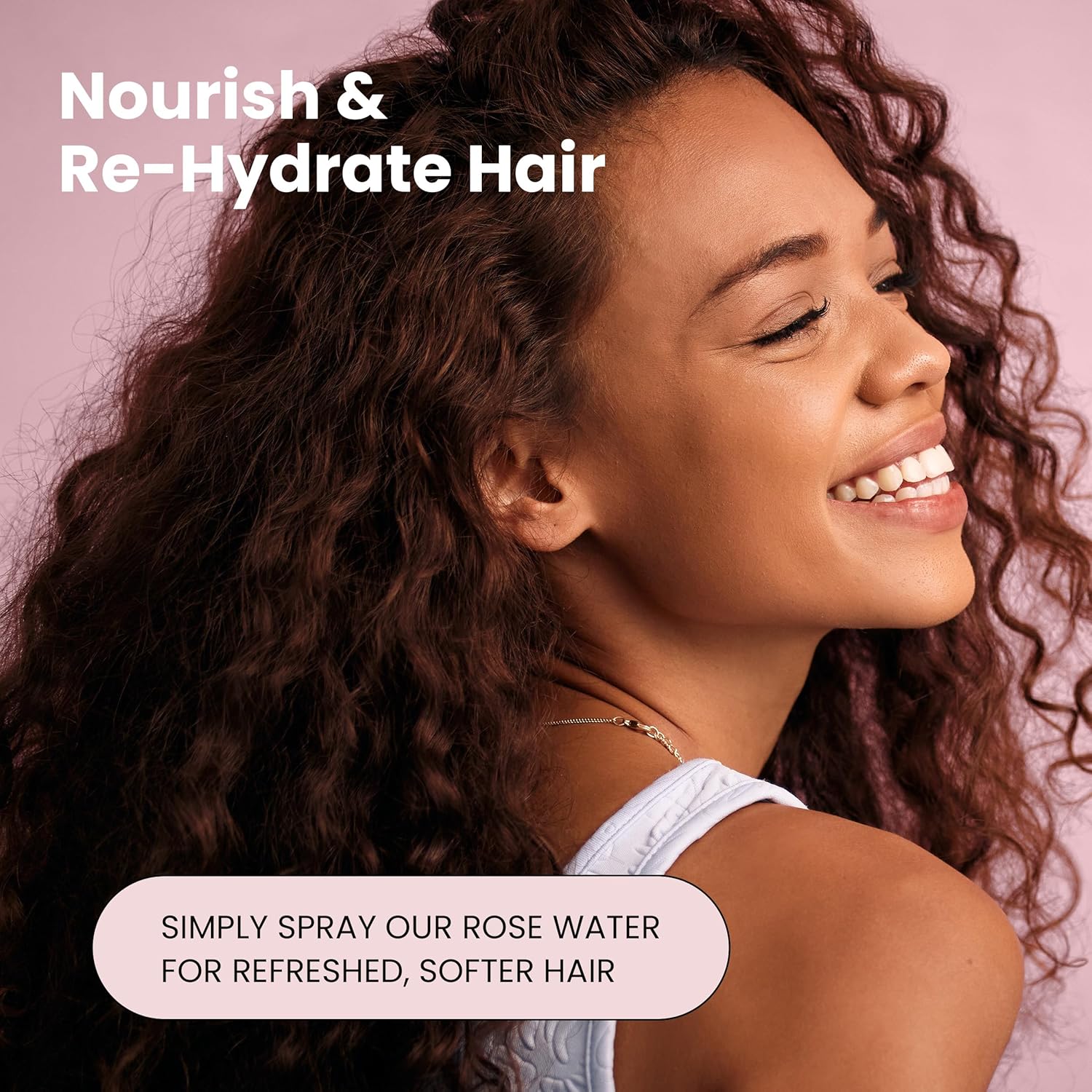 USDA Organic Rose Water Spray 8oz Refill, Alcohol-Free Hydrating Toner for Face and Hair - Image 4
