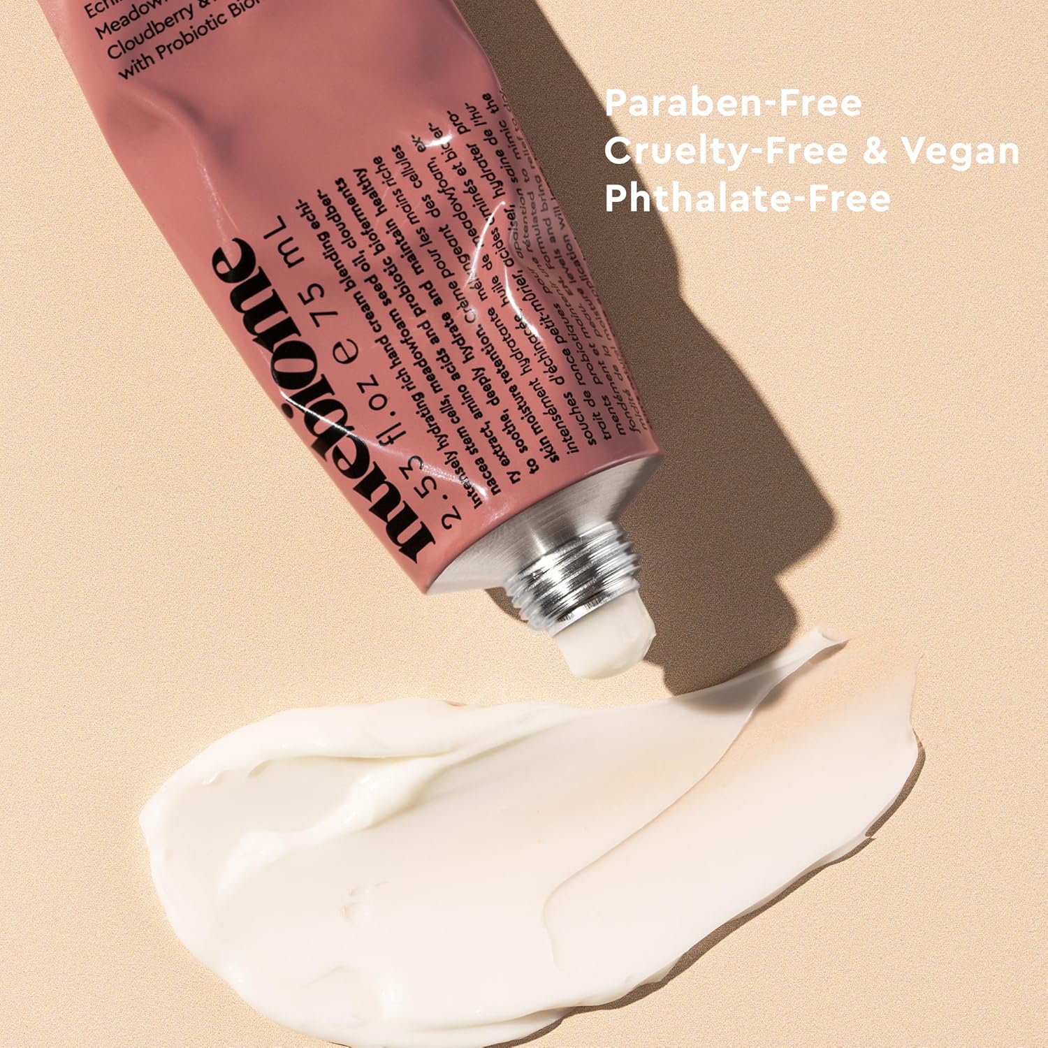 Biotic Relief Deep Hand Cream for Dry Skin | Residue-free Intense Hydration Moisturizer for Hands, Unscented | 75 mL | Paraben, Cruelty-free & Vegan - Image 4