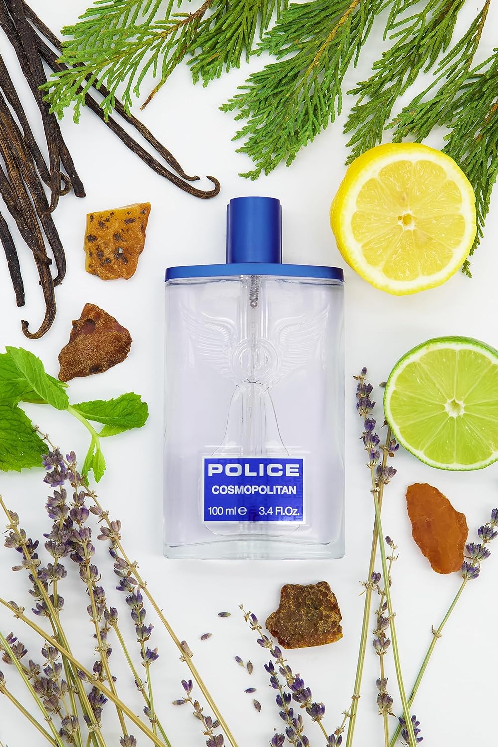 Cosmopolitan By Police - Fragrance For Men - Top Notes Of Mint And Sage - Middle Notes Of Jasmine And Nutmeg - Base Notes Of Vanilla And Sandalwood - Ideal For Socialite Occasions - 3.4 Oz EDT Spray - Image 5