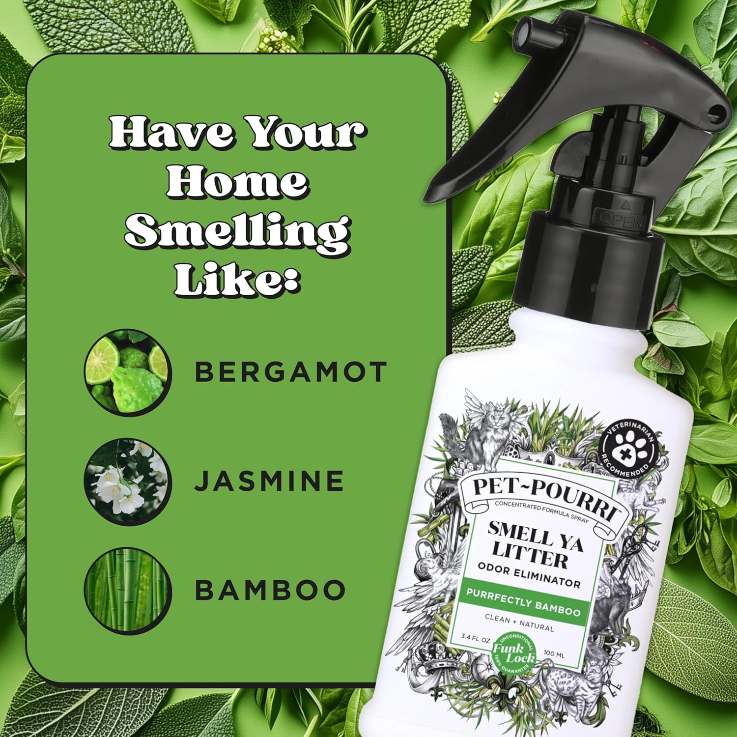 Pet-Pourri Smell Ya Litter Cat Deodorizer Spray – Kitty Litter Box & Home Odor Freshener – Plant Based Ingredients – Vet Recommended – Great for Air, Carpet, Litter Box, Pee, Urine & Strong Pet Odors - Image 8