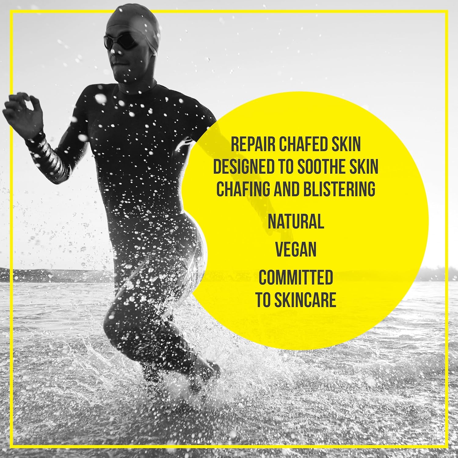 Slipstream Anti Chafing Cream,for Inner Thigh ❘ Anti Friction Chafing Cream, Chafing Gel & Spray Alternative, Skin Healing Relief for Runners & Cycling, Made with Natural Ingredients & Vegan Friendly - Image 6