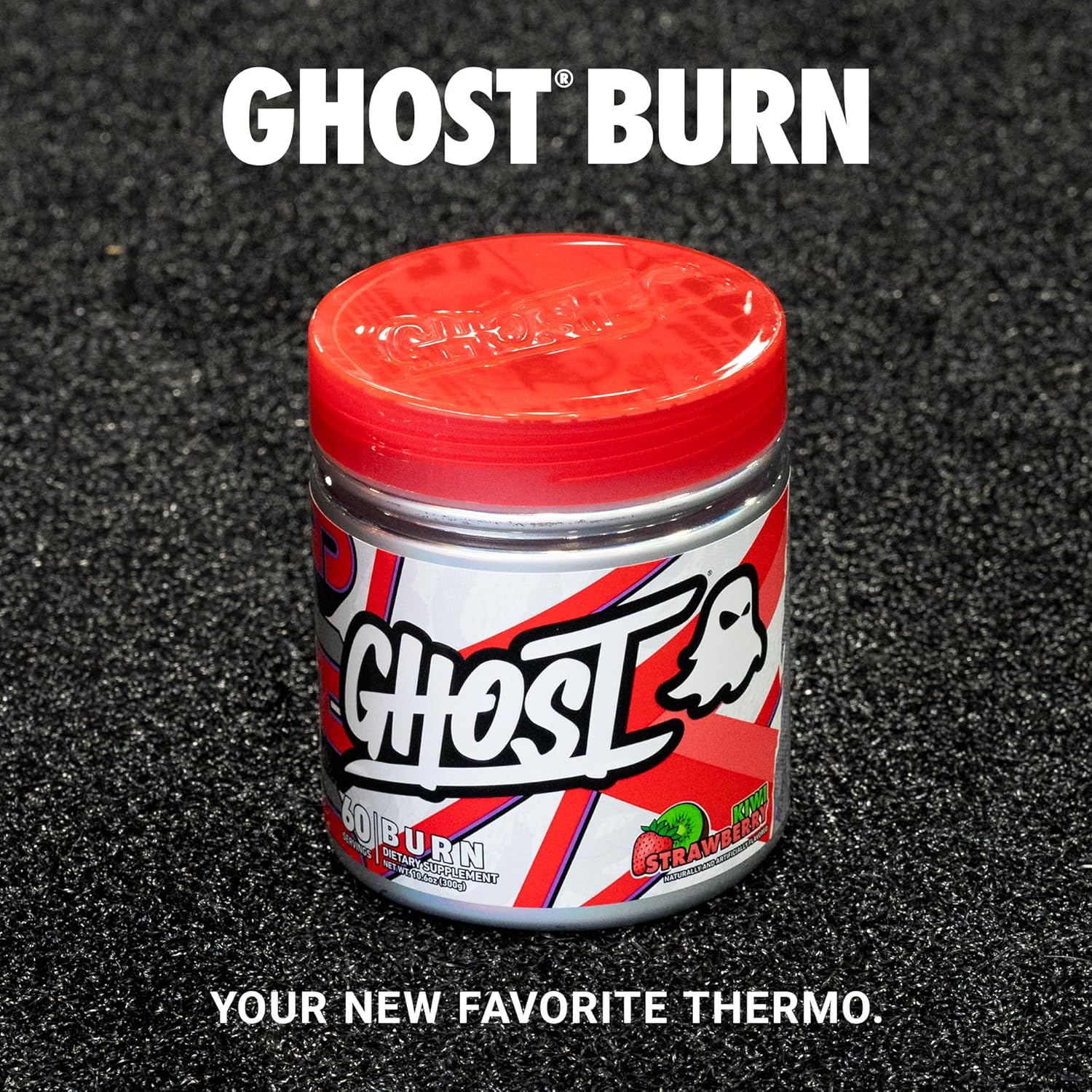 GHOST Burn Weight Management Powder, Kiwi Strawberry (60 Servings) - Metabolism & Energy Support Supplement for Men & Women - Natural Caffeine, L-Carnitine & L-Tyrosine - Soy & Sugar-Free, Vegan - Image 2