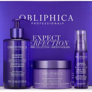 Obliphica Expect Perfection Sleek & Smooth Seaberry Collection - Unleash the Power of Effortlessly Sleek and Smooth Hair, Radiating with Health, Elegance, and Unmatched Brilliance.