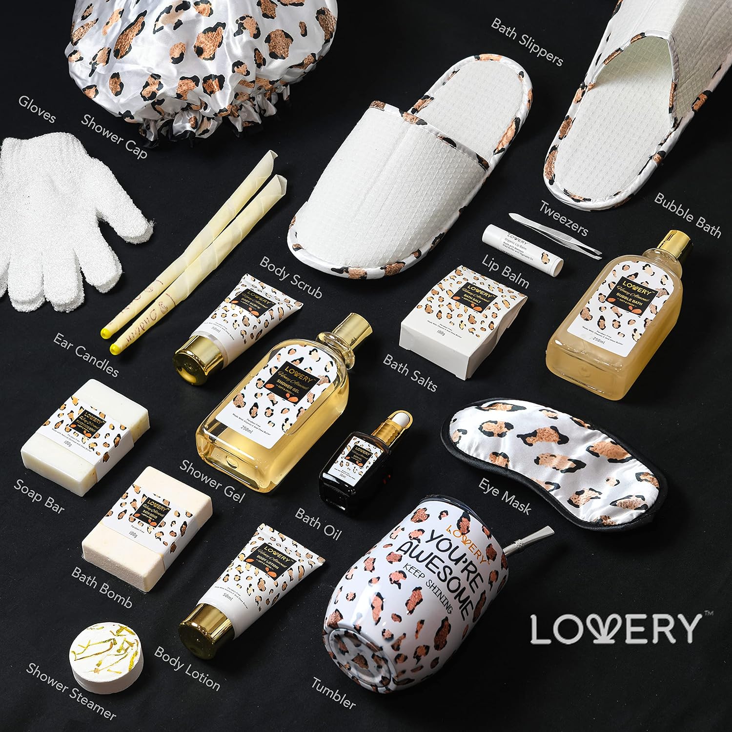 Honey Almond Scent Luxury Bath Gift Basket 21-Inch Spa Kit - Image 7