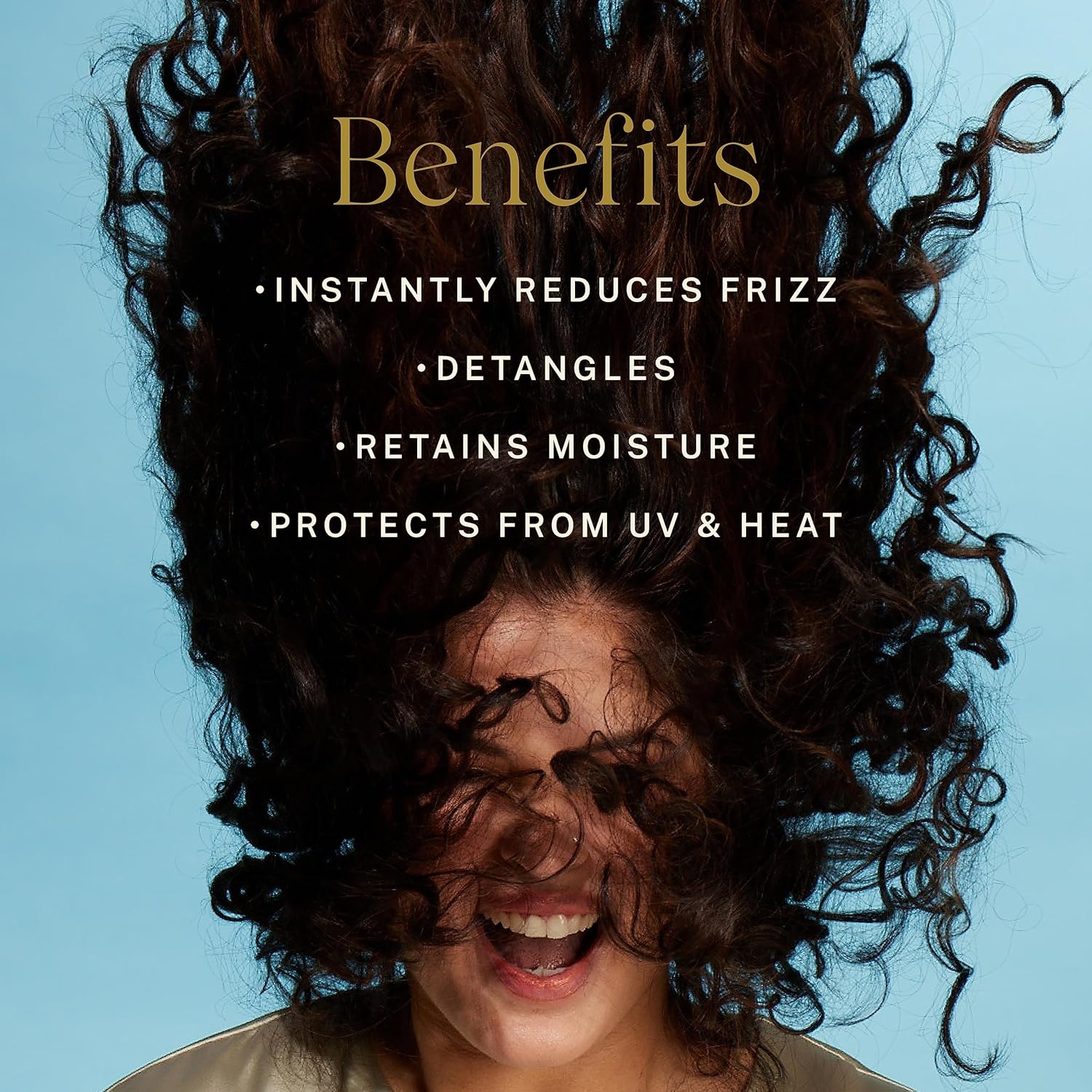 JVN Complete Leave-In Conditioning Mist, Frizz-Free Hydration Spray, UV Protection, Vegan Formula, Sulfate-Free, Travel Size, 2 Fluid Ounces - Image 4