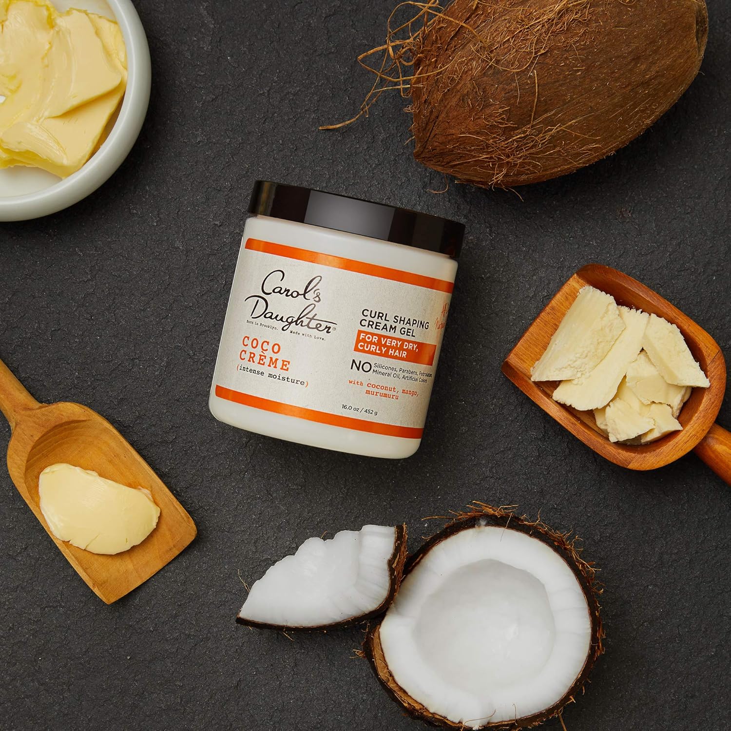 Carol's Daughter Coco Creme Curl Gel 16 Oz Coconut Oil Milk Silicone-Free - Image 10