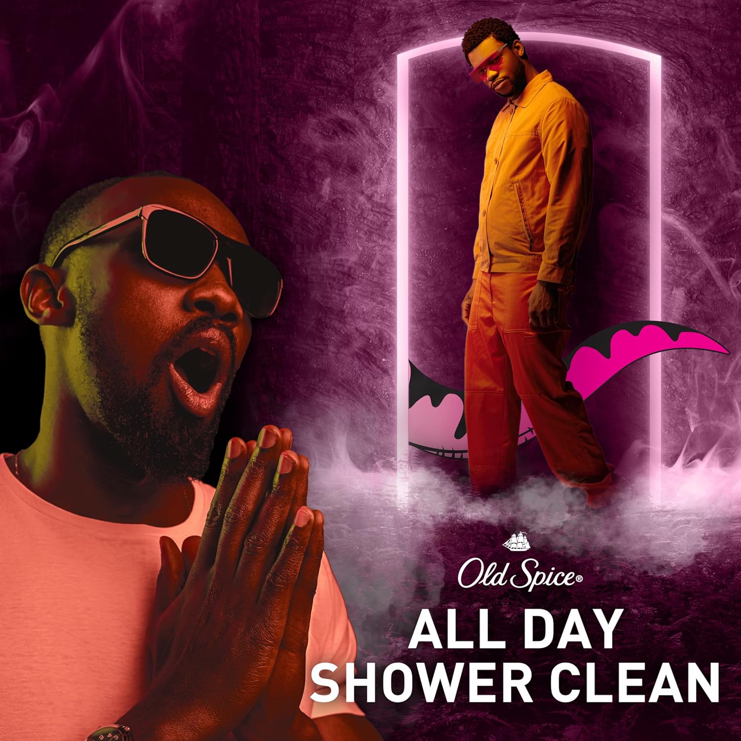 Old Spice Cleansing Body Wash for Men, 3X Defense, 24/7 Shower Fresh with Lasting Scent, 2-in-1 Body & Face Wash, Raptorstrike with Dark Berry Scent, 33.4 oz - Image 5