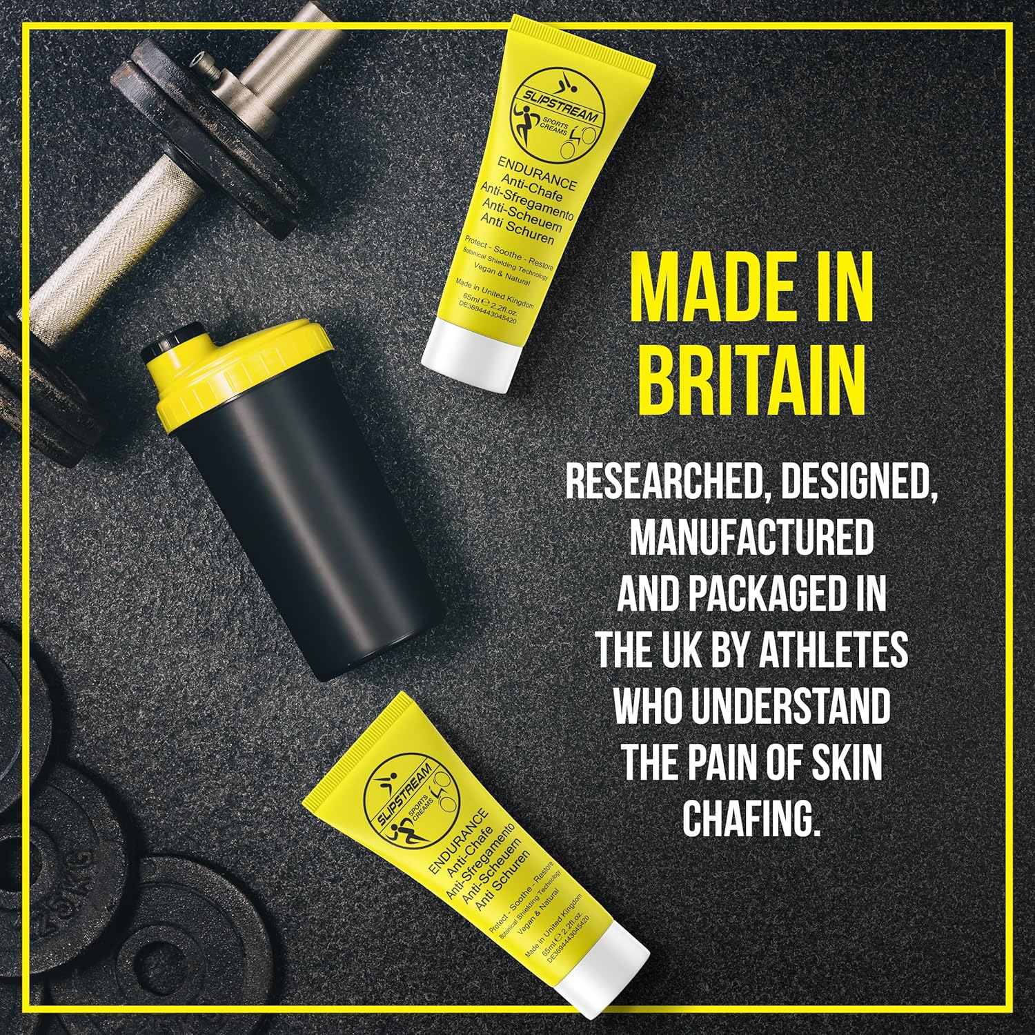 Slipstream Anti Chafing Cream,for Inner Thigh ❘ Anti Friction Chafing Cream, Chafing Gel & Spray Alternative, Skin Healing Relief for Runners & Cycling, Made with Natural Ingredients & Vegan Friendly - Image 7