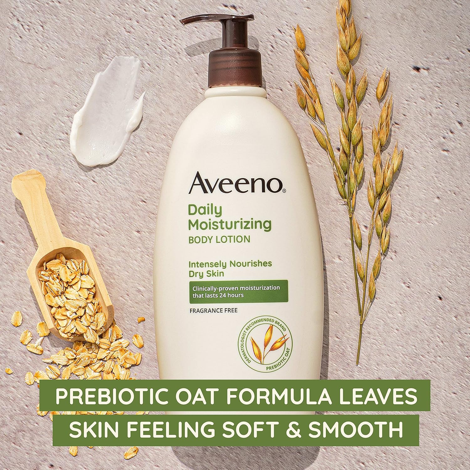 Aveeno Daily Moisturizing Lotion 18 oz Two Pack Paraben-Free Gentle Formula - Image 4