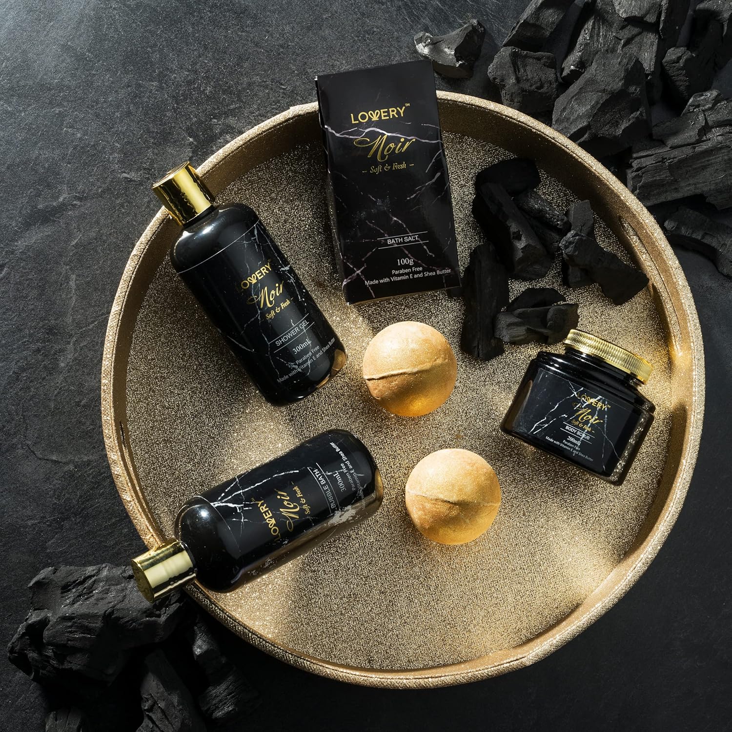 Men's Bath Gift Basket with Bubble Bath and Relaxing Bath Bombs - Image 4