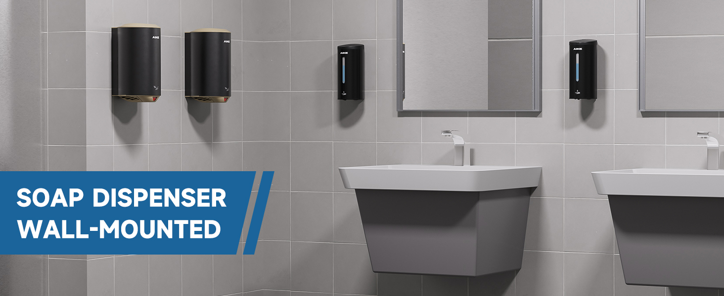AIKE Wall-Mount automatic liquid Soap Dispenser