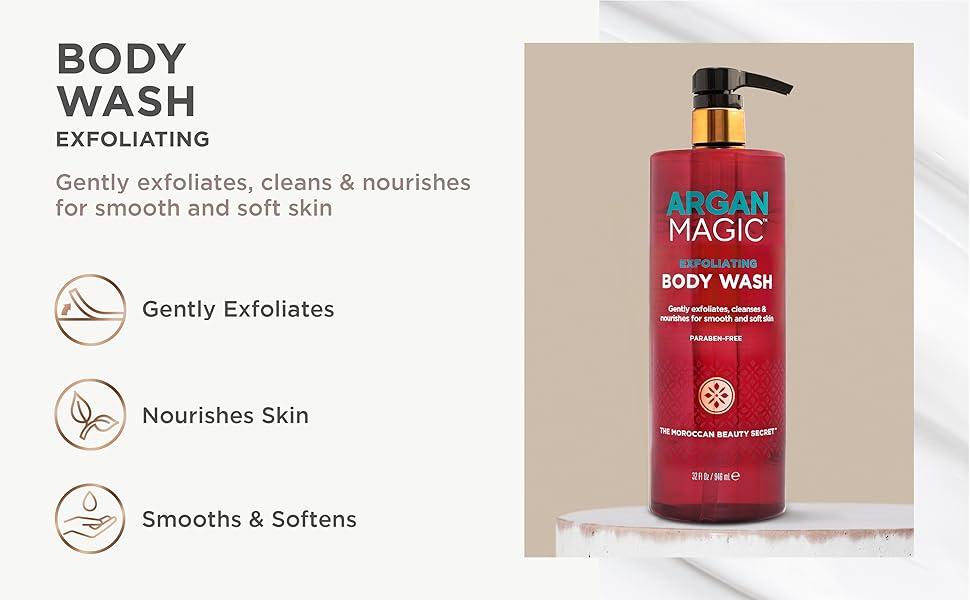 Argan Magic Exfoliating Body Wash
