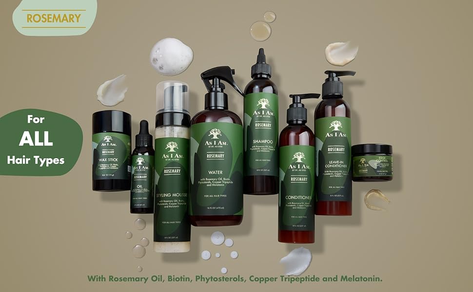 As I Am rosemary Hair Wax Stick - 2.6 Oz