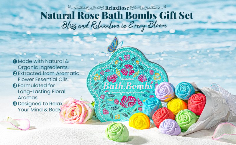 Bath bombs at the beach