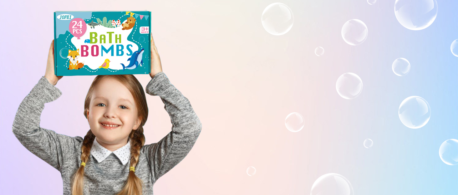 Bath Bombs for Kids with Surprise Inside