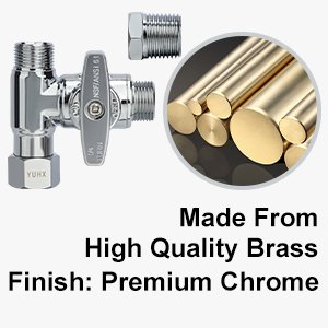 Brass Angle Stop Add-A-Tee Valve